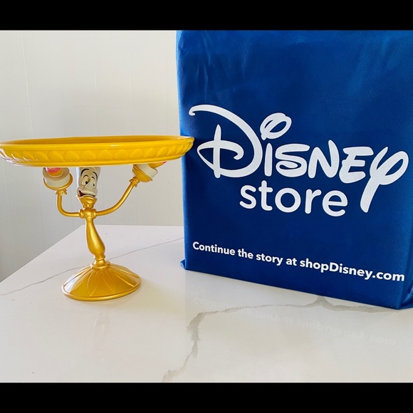 Disney Kitchen Authentic Beauty And The Beast Lumiere Cake Stand